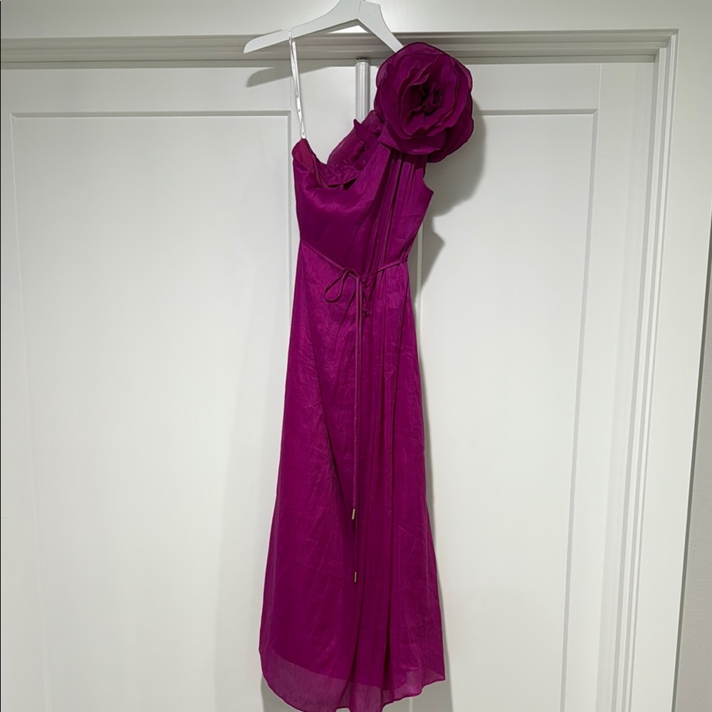 Aje Vibrant Pink Dress